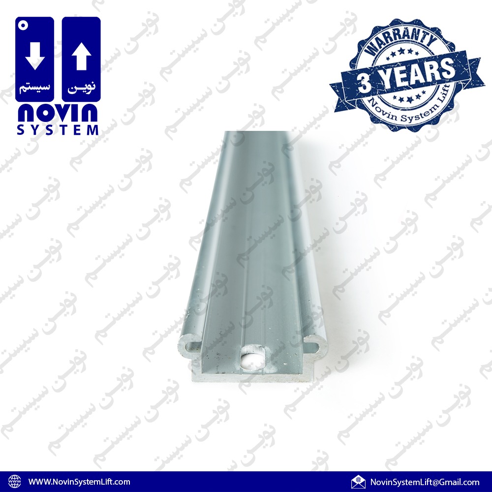 ریل کامل درب نوین سیستم رو سایز 80/ 2لته